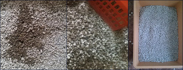 Впитывающий работает как губка, блокируя неприятные запахи Впитивающий наполнитель для кошачьего туалета