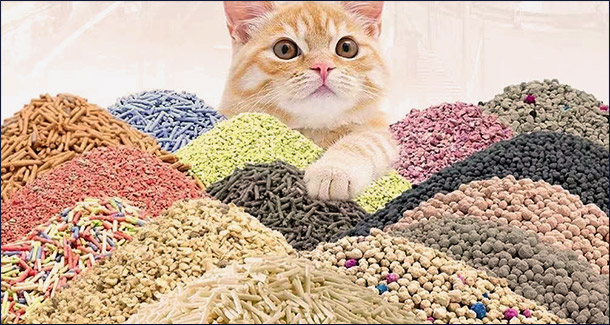 Мягок для лап и безопасен при контакте Растительный наполнитель для туалета