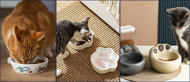 Керамические миска для кошек